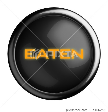 Word on black button Word on black button 14166253