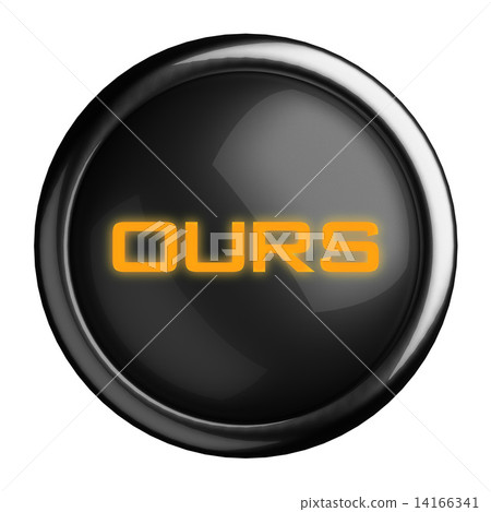 Word on black button Word on black button 14166341