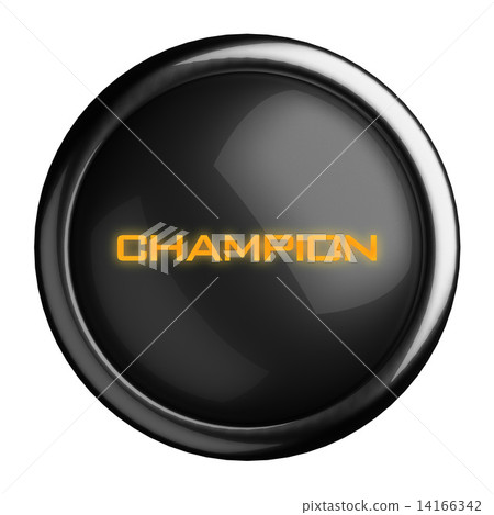 Word on black button Word on black button 14166342