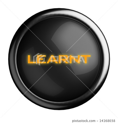 Word on black button Word on black button 14168038