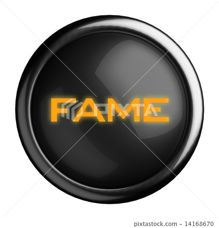 Word on black button Word on black button 14168670