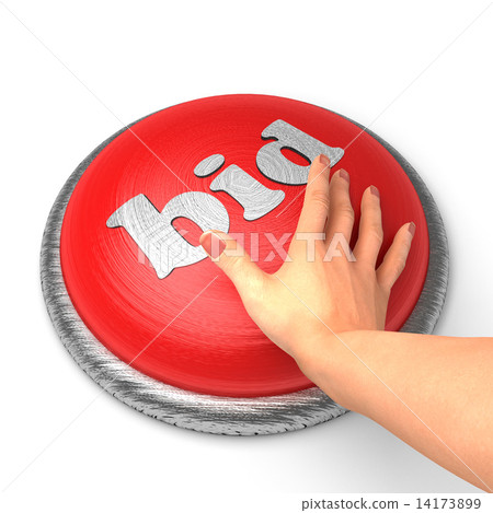 Hand pushing the button Hand pushing the button 14173899