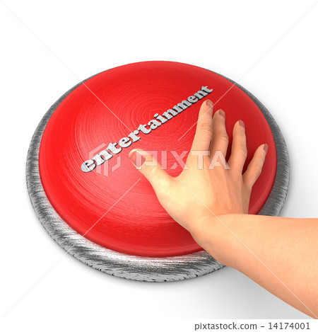 Hand pushing the button 14174001