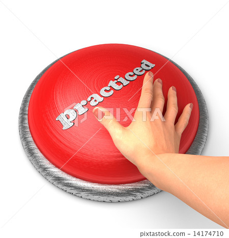 Hand pushing the button Hand pushing the button 14174710