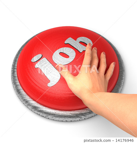 Hand pushing the button 14176946