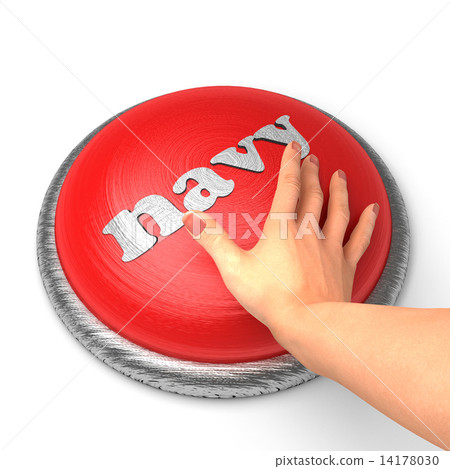 Hand pushing the button 14178030