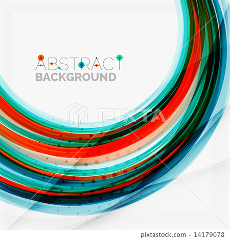 Red and blue color swirl concept 14179078