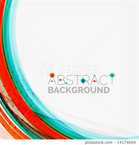 Red and blue color swirl concept Red and blue color swirl concept 14179089