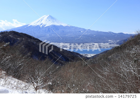 從Misaka Pass看冬天的富士山 14179725