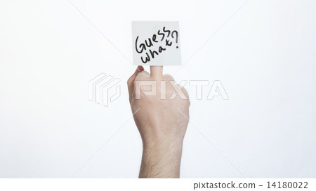 your text on a sticker with middle finger 14180022