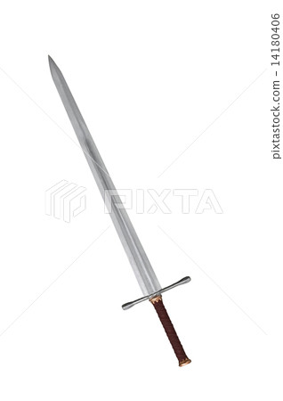 sword isolated on white 14180406