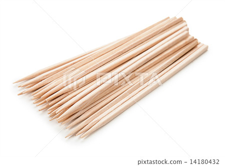 wooden sticks isolated on a white background wooden sticks isolated on a white background 14180432