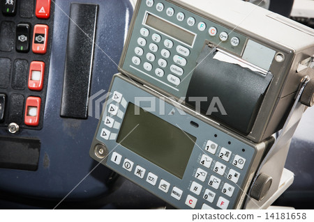 Cash register in the bus Cash register in the bus 14181658