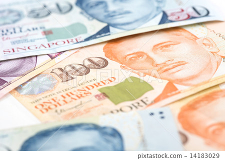 Singapore paper currency 14183029