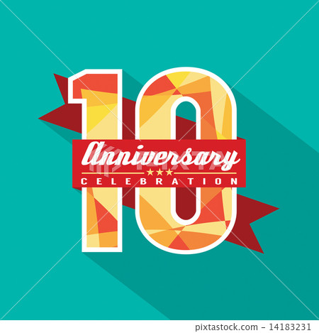10 Years Anniversary Celebration Design 14183231