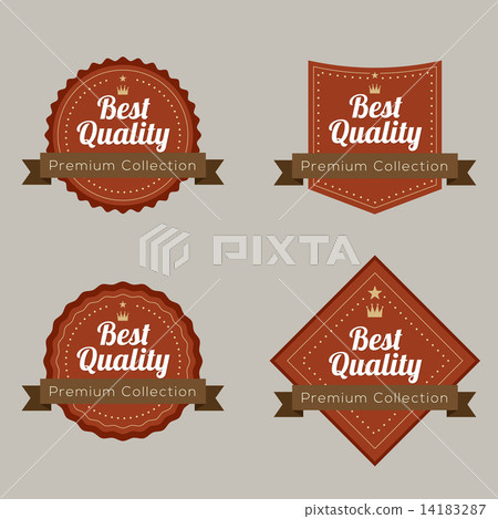 Set of Vintage Retro Labels Set of Vintage Retro Labels 14183287