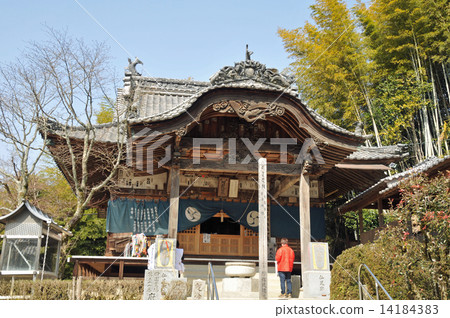 [四國88寺] 57號永福寺早春大殿愛媛縣今治市 14184383