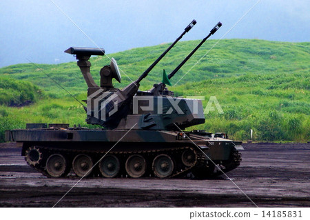 Sky Shooter 87 AW (87 self-propelled aircraft gun) 2014 Fuji general fire exercise Sky Shooter 87 AW (87 self-propelled aircraft gun) 2014 Fuji general fire exercise 14185831