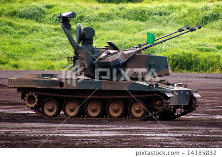 Sky Shooter 87 AW (87 self-propelled aircraft gun) 2014 Fuji general fire exercise Sky Shooter 87 AW (87 self-propelled aircraft gun) 2014 Fuji general fire exercise 14185832