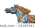 Sculpture of goddess horse 14185941