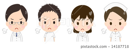 Doctor nurse sniffing 14187718