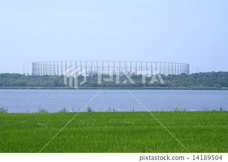 Antenna facility that was installed at the US Air Force Misawa base of Ogawara Lakeside in Misawa City, Aomori Prefecture, commonly known as elephant elephant 14189504