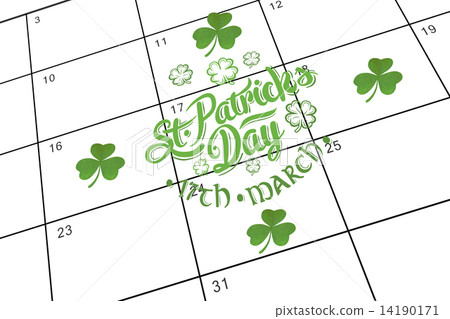 Composite image of shamrock 14190171