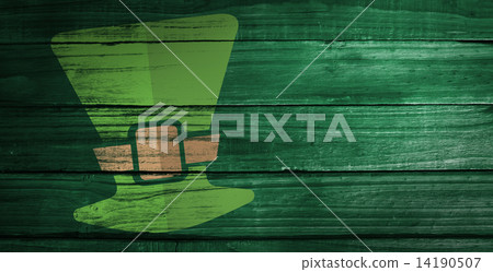Composite image of leprechaun hat 14190507