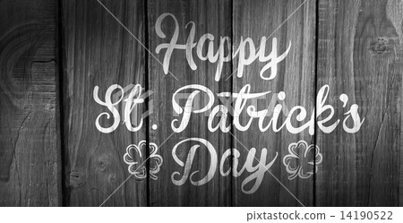 Composite image of patricks day greeting 14190522