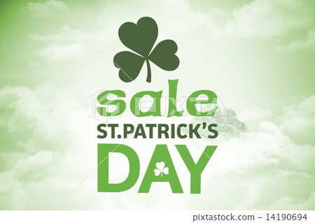 Composite image of st patricks day sale ad Composite image of st patricks day sale ad 14190694