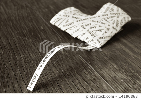 happy valentines day, in sepia tone 14190868