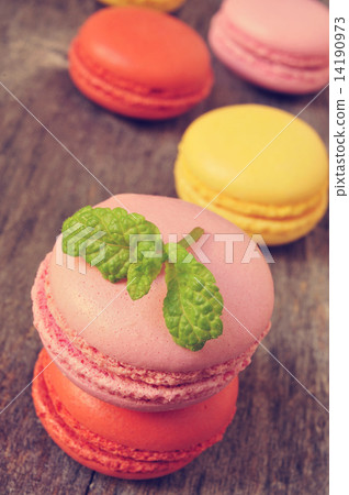 macarons with different colors and flavors macarons with different colors and flavors 14190973