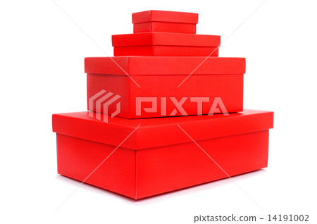 pile of red gift boxes pile of red gift boxes 14191002