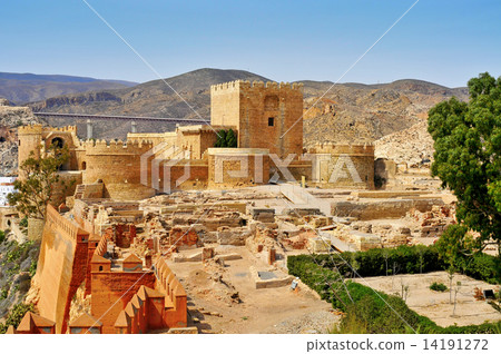 Alcazaba of Almeria, in Almeria, Spain Alcazaba of Almeria, in Almeria, Spain 14191272
