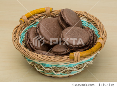 Chocolate macaroons 14192146