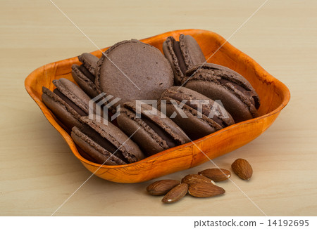 Chocolate macaroons 14192695