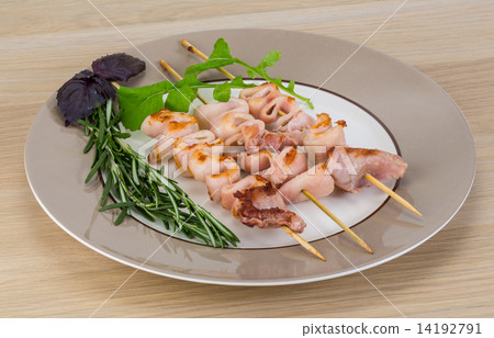 Grilled squid Grilled squid 14192791