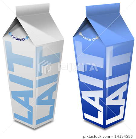 Lait carton - Milk carton 14194596