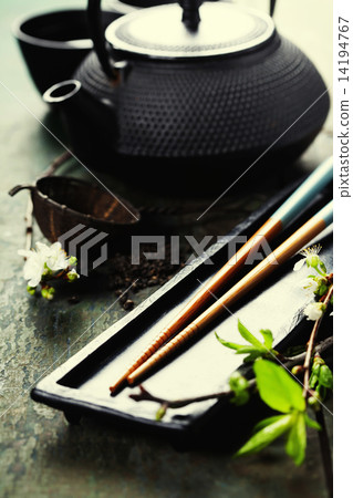 Chinese Tea Set and chopsticks Chinese Tea Set and chopsticks 14194767