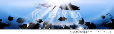 Sea abyss landscape Sea abyss landscape 14195295