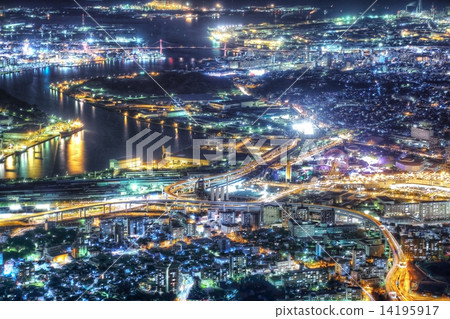 北九州的夜景 北九州的夜景 14195917