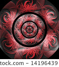 Luxury background on leather 14196439