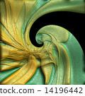 Luxury background on leather 14196442
