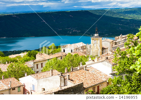 Aiguines and St Croix Lake at background, Var Department, Proven 14196955