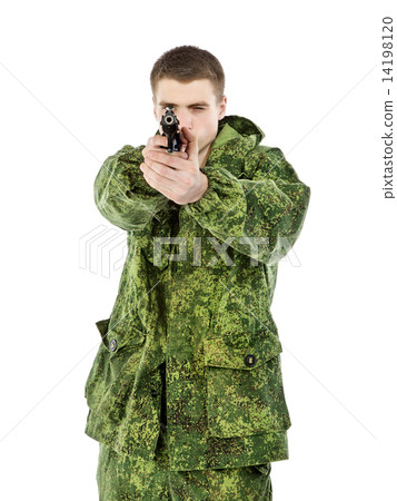 Military Man Shoots 14198120
