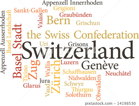 Illustration of the Swiss Cantons Illustration of the Swiss Cantons 14198530