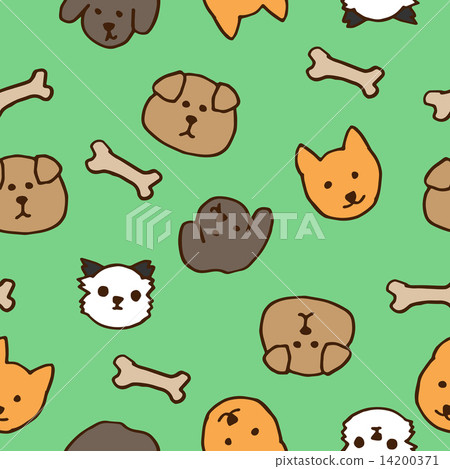 Dog and bone snack pattern 14200371