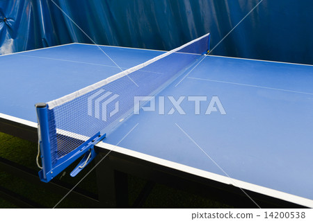 Table tennis sport background, Net on table tennis board. 14200538