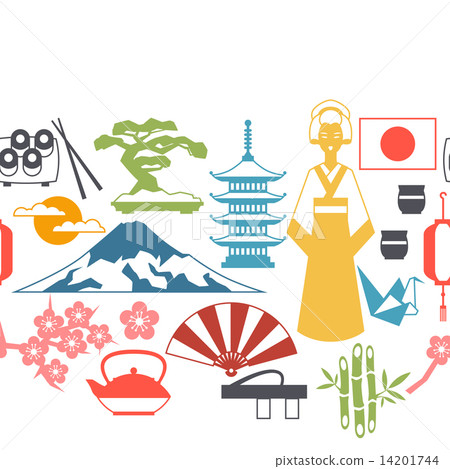 Japan seamless pattern. 14201744