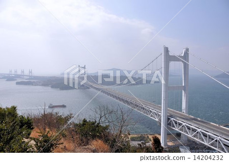 Seto Ohashi bridge from Washuzan Seto Ohashi bridge from Washuzan 14204232